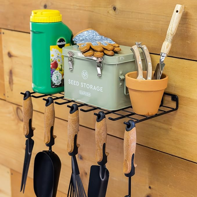 StoreYourBoard Gardening Hand Tools Organizer, Wall Mount Storage Shelf for Garden Scissors, Hand... | Amazon (US)