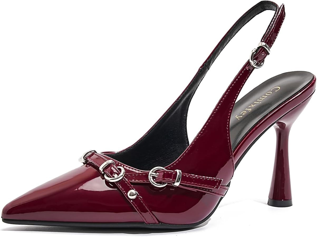Women's Pointed Toe Slingback Pumps | Amazon (US)
