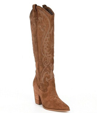 Lasso Suede Tall Western Boots | Dillard's