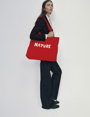 Pure Cotton Nature Canvas Tote Bag | Marks and Spencer AU/NZ