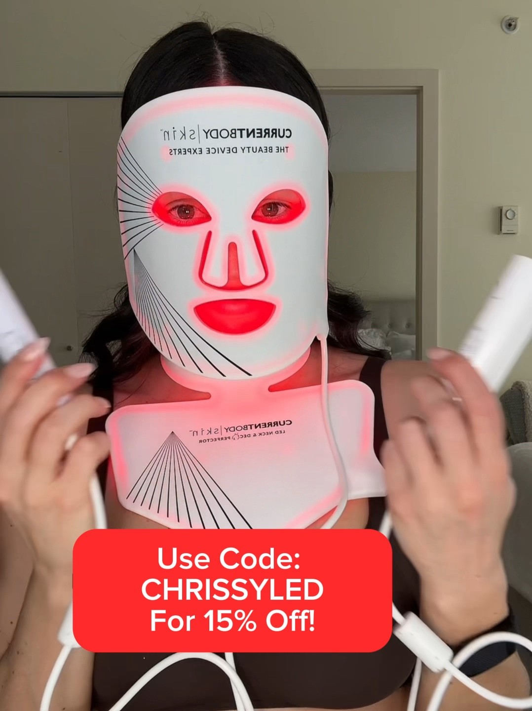 Transform your skincare routine with the Current Body LED Red Light Therapy Mask. I love to use this mask to brighten your skin, reduce wrinkles, and boost collagen production. Use my code CHRISSYLED for 15% off your purchase! Discover the benefits of red light therapy and achieve glowing, youthful skin. 

#SkincareTech #LEDMask #RedLightTherapy #BeautyTips #SkincareDiscount #currentbody

#LTKcanada #LTKbeauty