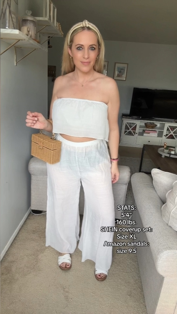 Shein swimwear coverup. 15% off with SW24ajs79888 

#LTKswim #LTKsalealert #LTKfindsunder50