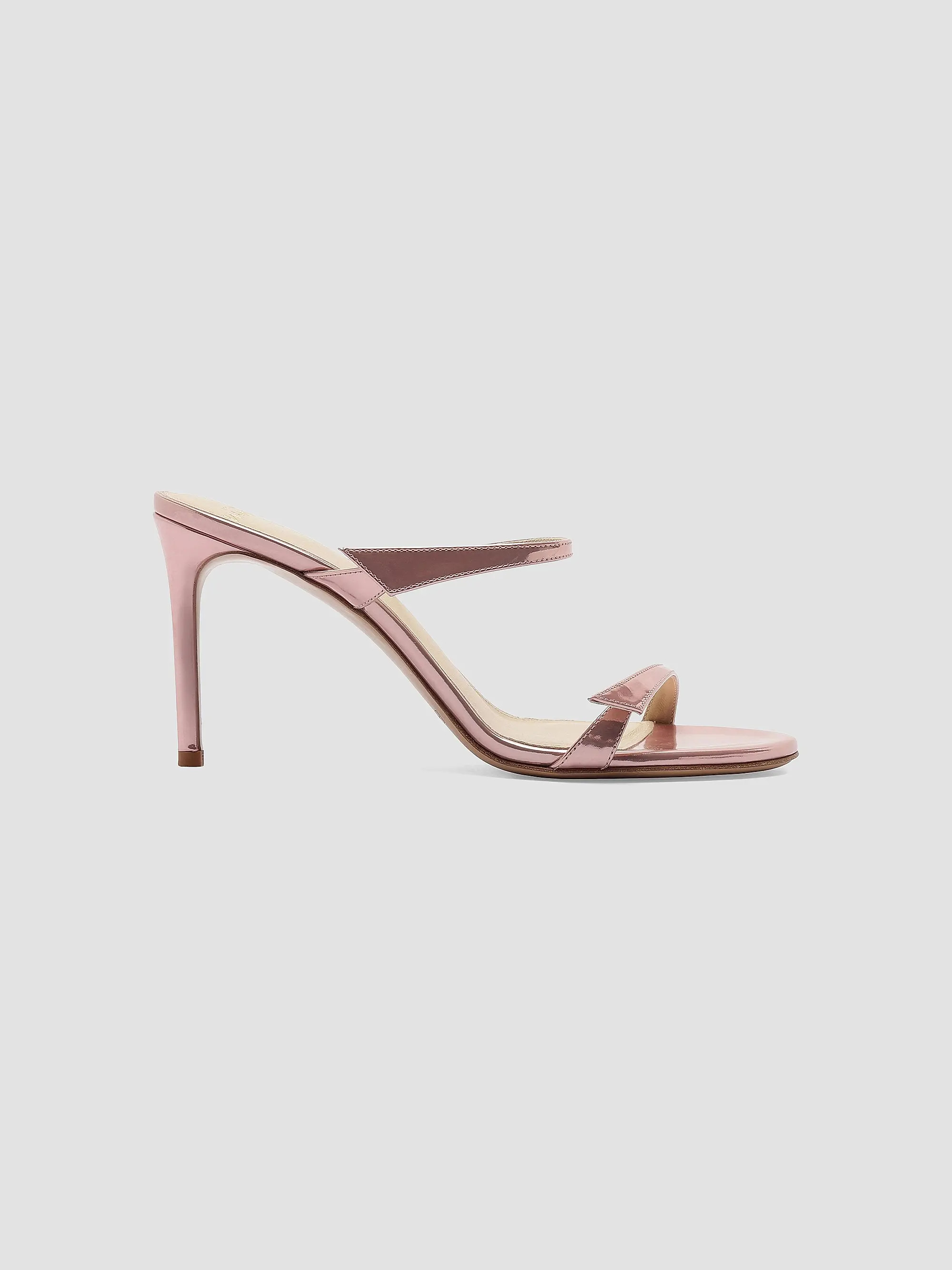 Tita 85MM Metallic Leather Sandals | Saks Fifth Avenue