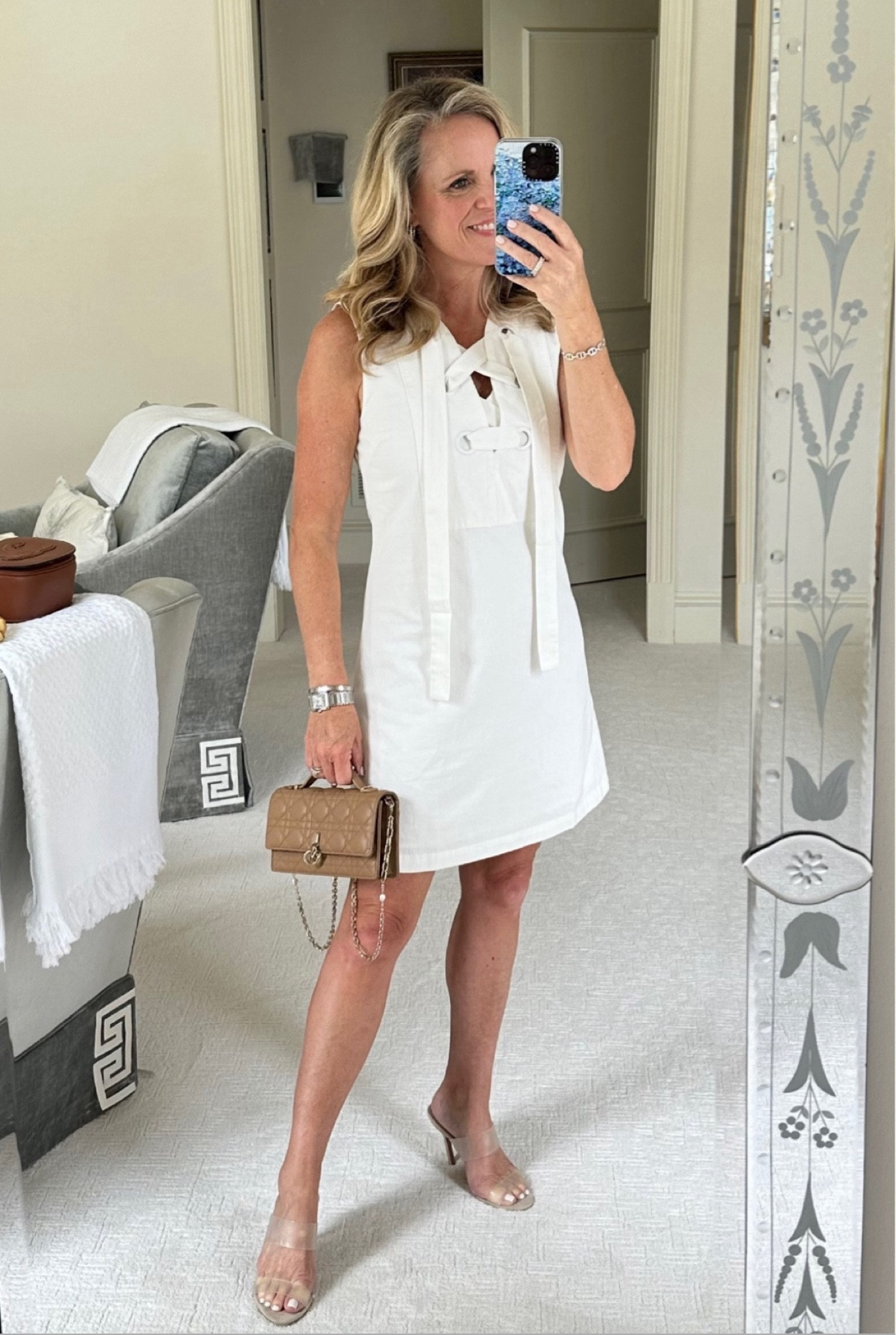 White shirt dress
Runs small size up one 

Don’t miss Avara‘s Fourth of July sale with 15% off site wide and buy more get more with 20% off purchases of $150 or more and 30% off purchases of $250 and more #LTKSummerSales

#LTKSummerSales 

#LTKOver40 #LTKStyleTip #LTKSeasonal