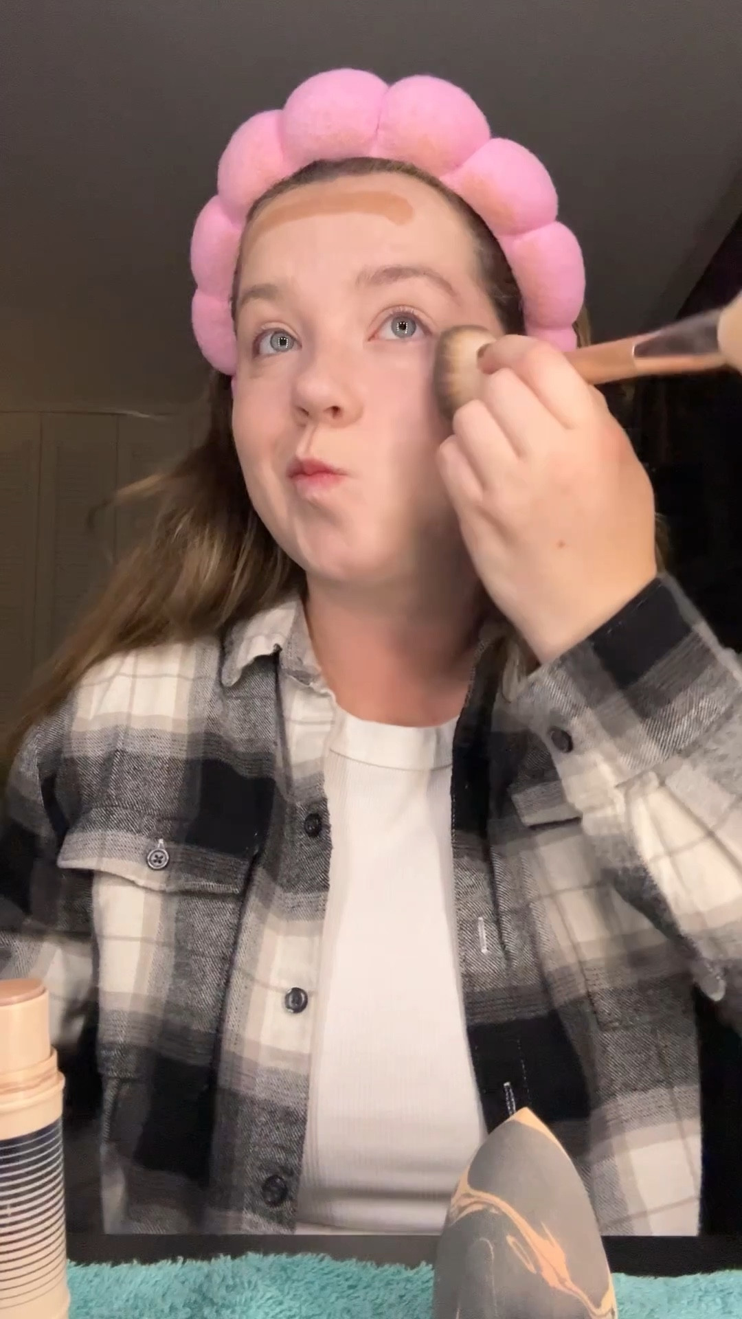 Get ready with me! 🫶🏼 My blush is from Sheglam, I got it on Amazon, shade love cake! 🩷

#LTKMidsize #LTKFindsUnder100