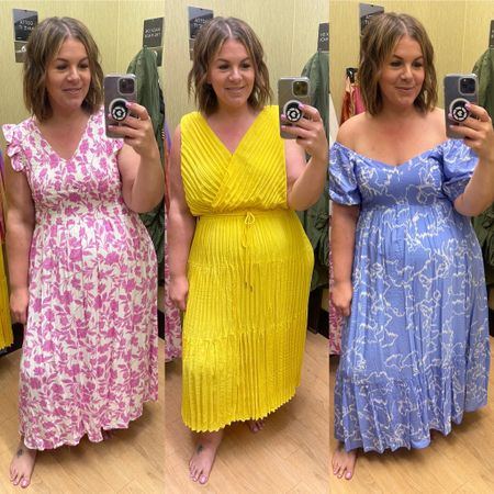 Curvy spring wedding guest dresses! These Kohls dresses would also be great graduation dresses or shower guest dresses. Wearing XL in the pink, XXL in everything else. 

Plus size dress, plus size spring dress, size 18 outfits, dresses for pear shapes 

#LTKover40 #LTKfindsunder50 #LTKplussize