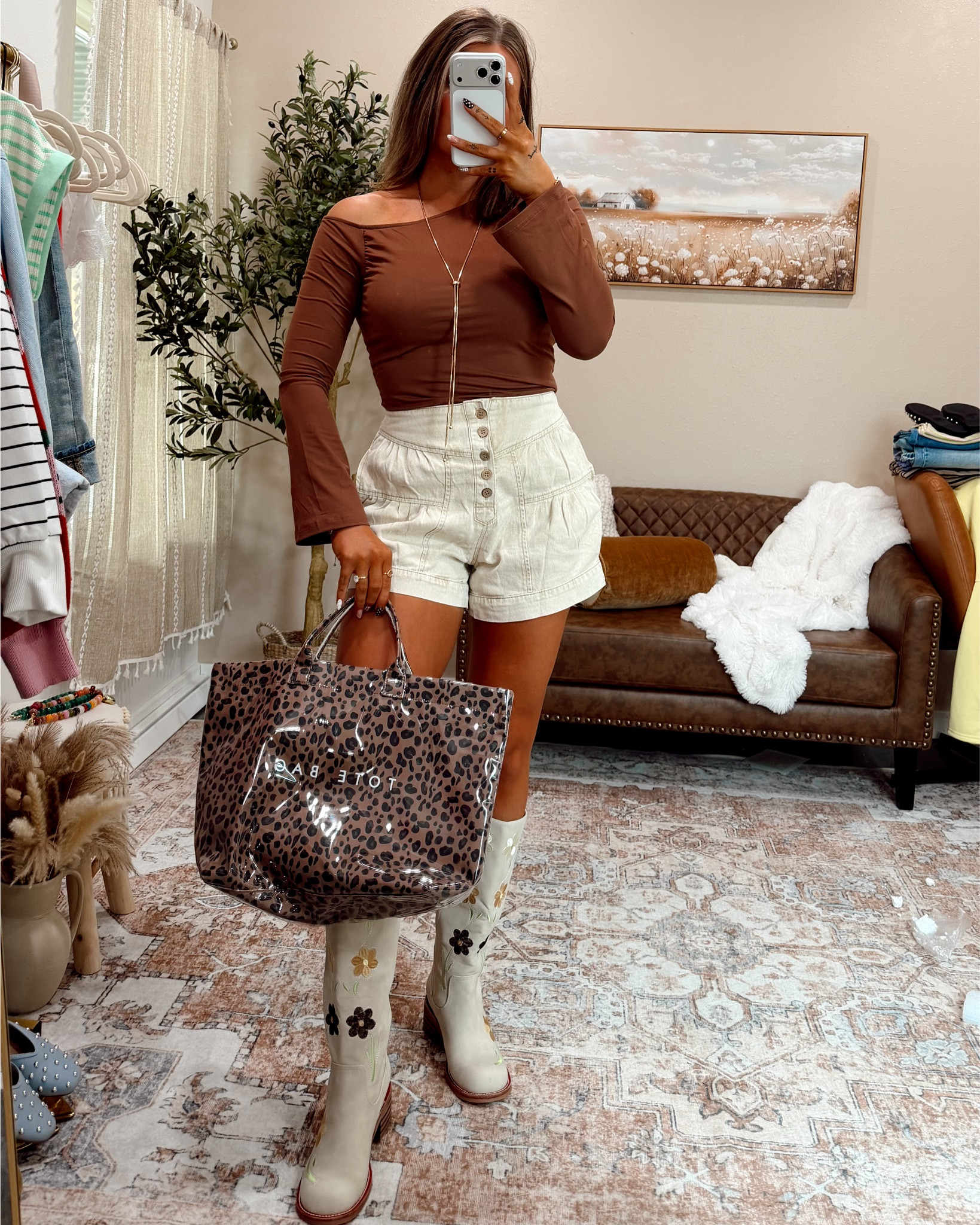 This outfit came together so nicely! I’m wearing a medium top & size 6 shorts, the boots are true to size! 👢🤎 #LTKShoeCrush #Amazon

#LTKBeauty #LTKSeasonal #LTKootd