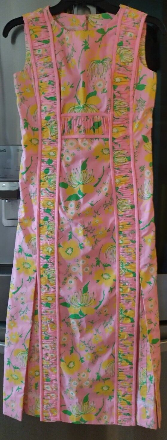 "The Lilly" Pulitzer 1960s Floral Maxi Dress Vintage Small Excellent Condition   | eBay | eBay US