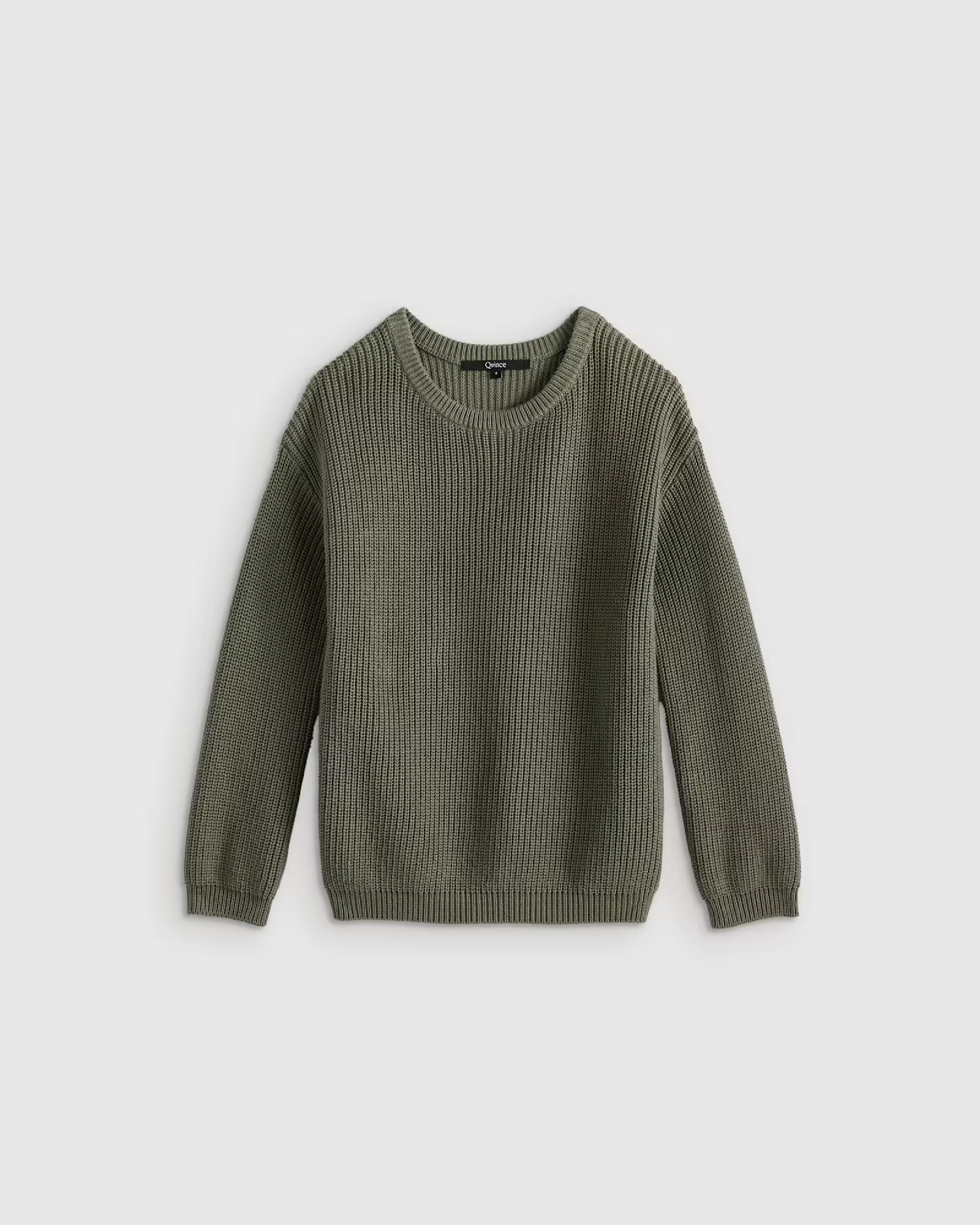 100% Organic Cotton Fisherman Tunic Sweater | Quince