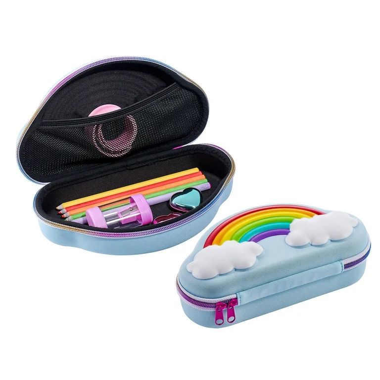 Pen + Gear Rainbow School Sturdy Pencil Box | Walmart (US)