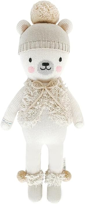 cuddle + kind Stella The Polar Bear Little 13" Hand-Knit Doll – 1 Doll = 10 Meals, Fair Trade, ... | Amazon (US)