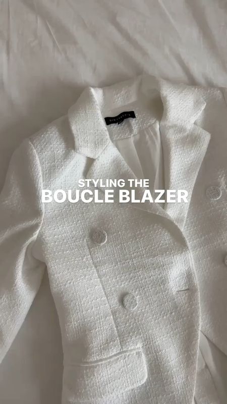 HOW TO STYLE- the Spring Boucle Blazer………code JACLYNDELEONSTYLE for 10% off. Which look is your favorite??
Wearing size xs in the blazer


#LTKworkwear #LTKFind #LTKstyletip