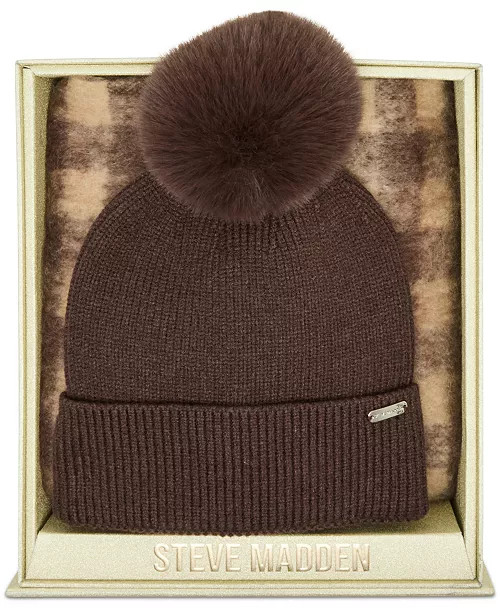 Buffalo Blaze Beanie and Scarf Gift Set, 2-Piece Set | Macy's