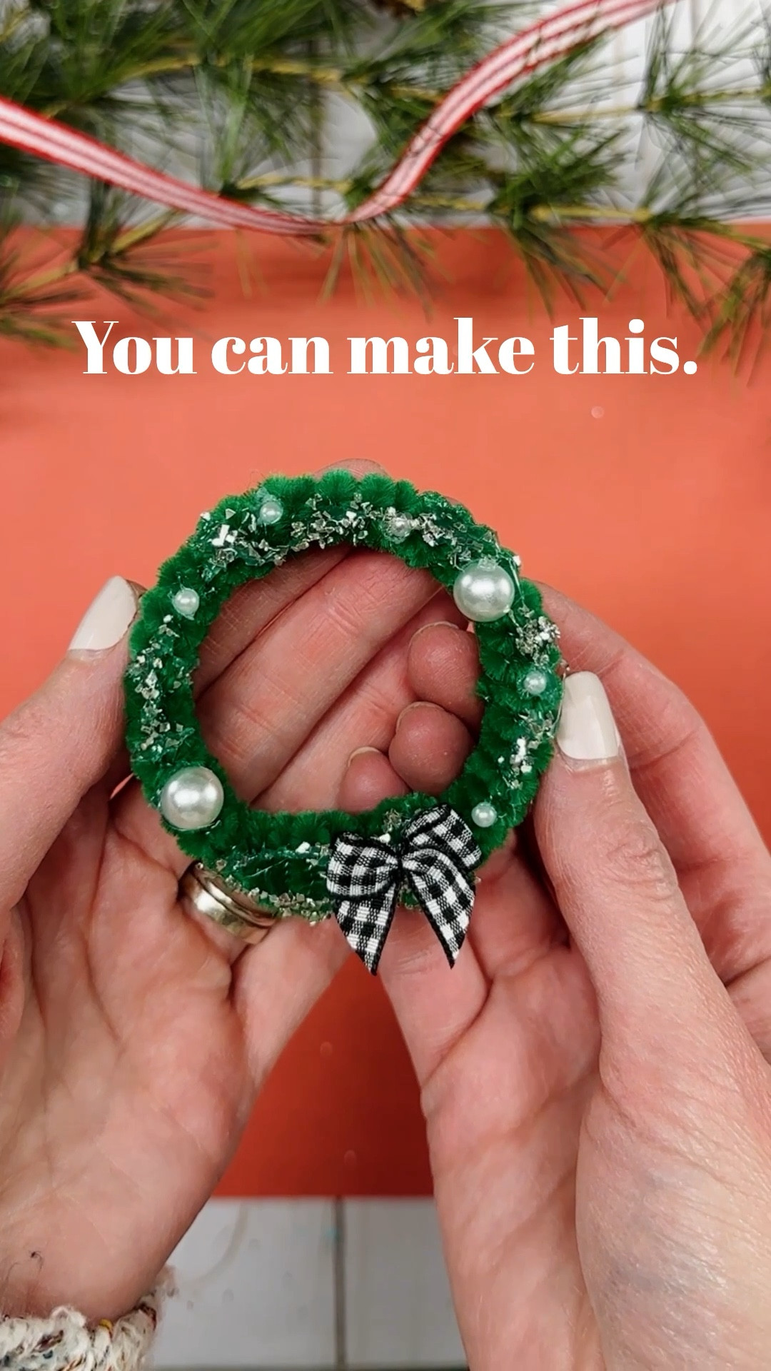 Shower curtain rings never looked so cute. 😍

They’re the perfect bases for adorable vintage-style mini wreaths!

I love this easy Christmas craft for making with all ages.  I did this with my extended family at Christmas two years ago, and everyone could do it! Girls night craft, family craft, community event - you name it.

Add twine to hang as an ornament, tie to packages for gift wrap toppers, or attach pieces of paper to use as table placecards.  What else?

🥰 Send this to a friend you want to make it with!

xo -Bre

crafts | DIY | Christmas crafts | Christmas DIY | Christmas decorations | Christmas decor | vintage | retro | bottlebrush | pearl | glitter | 

#LTKSeasonal #LTKHome #LTKHoliday