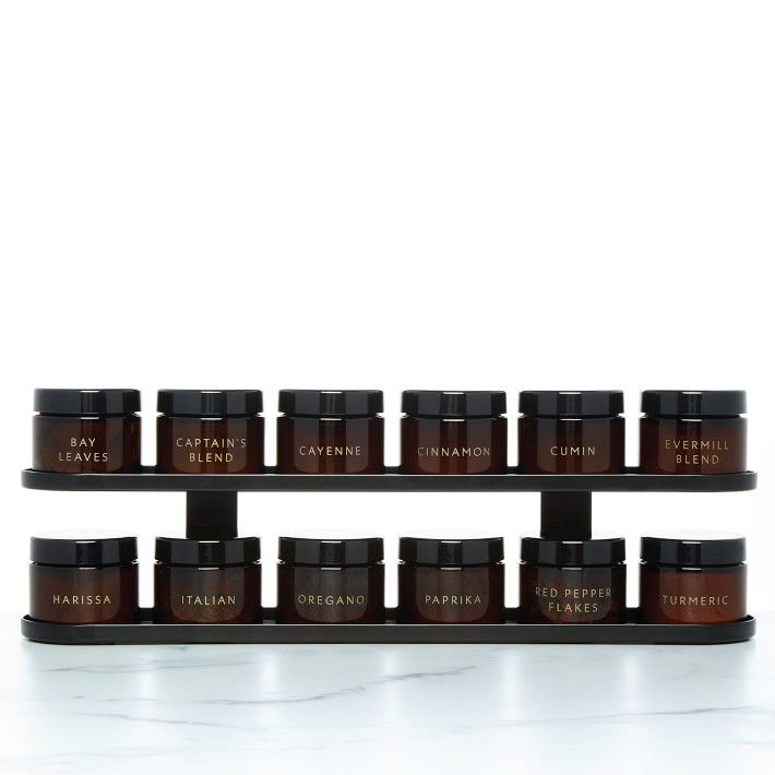 Evermill Core Countertop Spice Rack with Spices | Williams-Sonoma