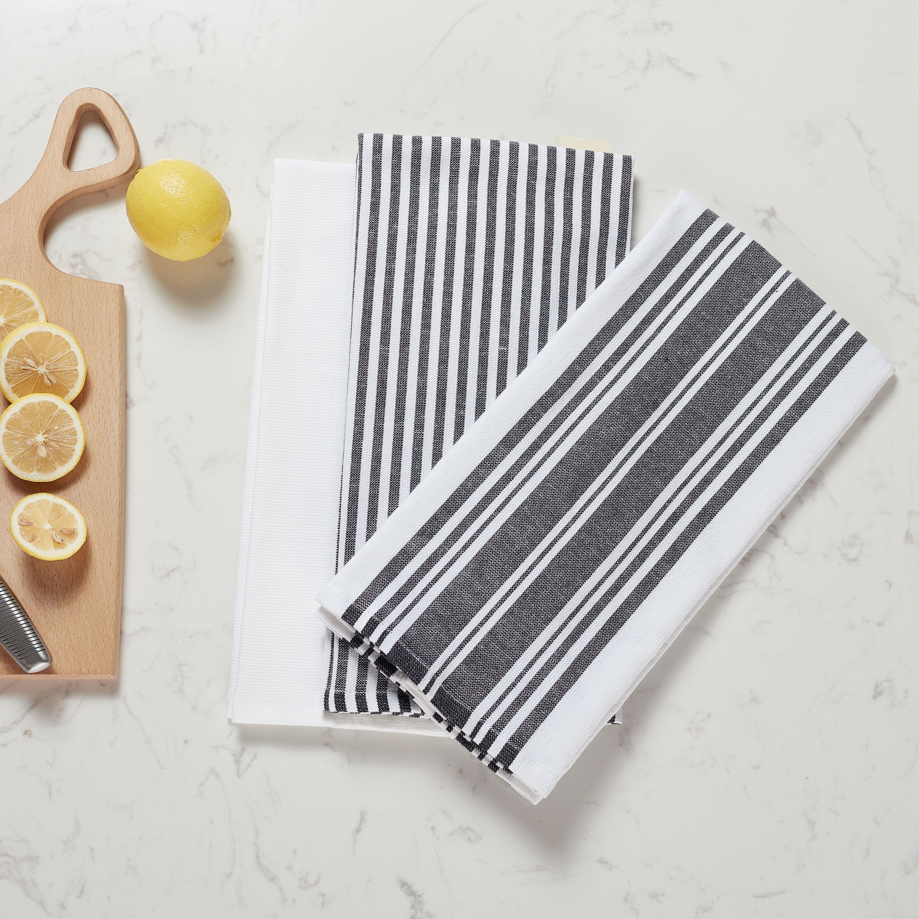 Better Homes & Gardens Culinary Stripe Kitchen Towel, Set of 3, Multiple Colors | Walmart (US)