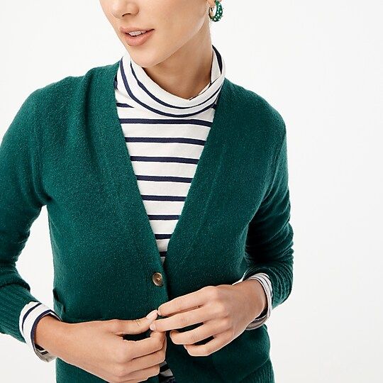 V-neck cardigan sweater in extra-soft yarn | J.Crew Factory