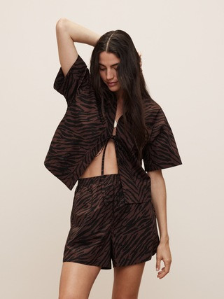 The White Lotus Poplin Boxer Short | Banana Republic (US)