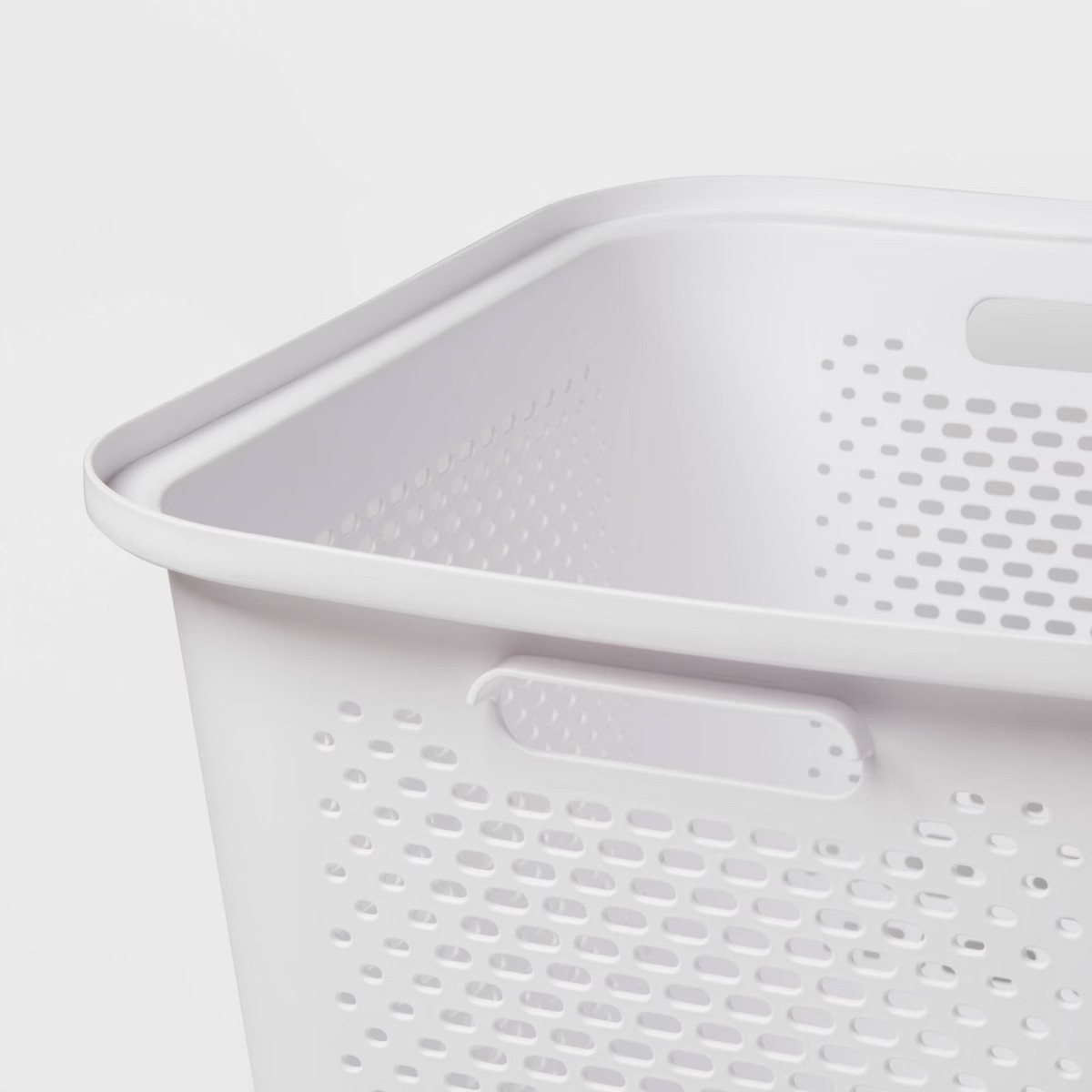 Large Decorative Plastic Bin with Cutout Handles - Brightroom™ | Target