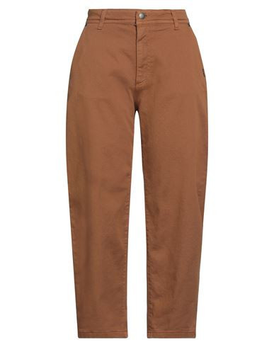 Berna Woman Pants Brown Size 8 Cotton, Elastane | YOOX (US)