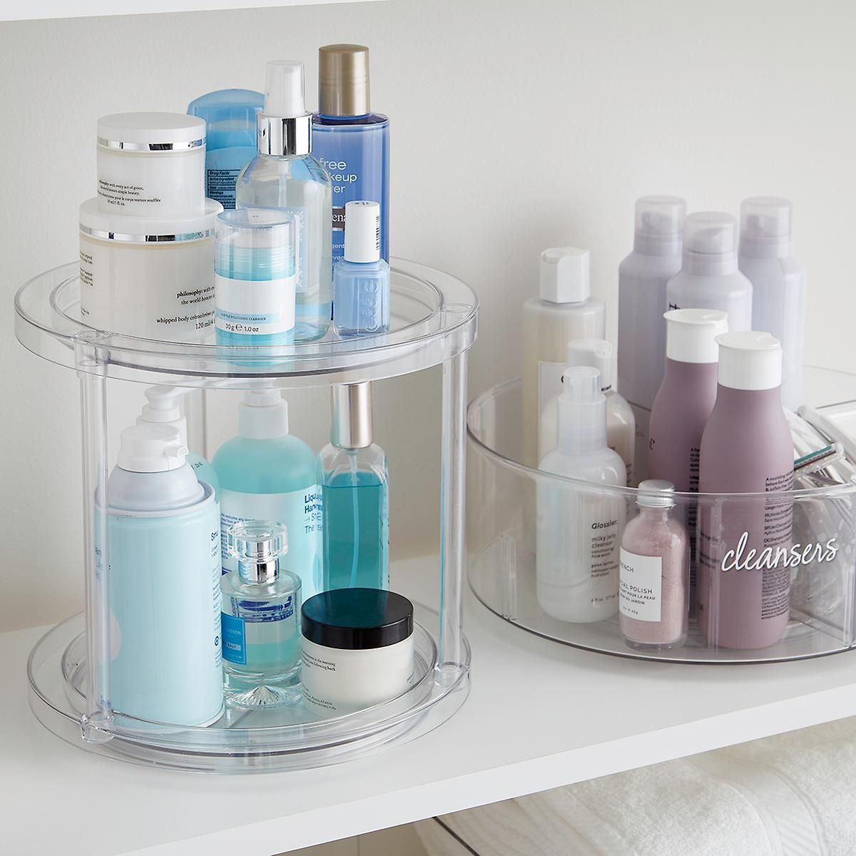 The Home Edit 2-Tier Lazy Susan | The Container Store