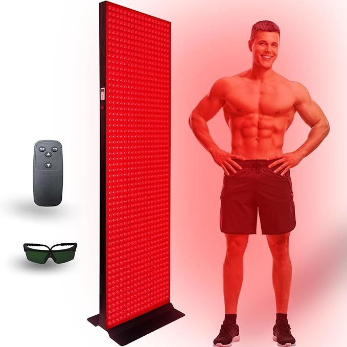 Red Light Therapy Device for Full Body & Face, 660nm & 850nm, Near Infrared Dual-Chip Clinical Gr... | Amazon (US)