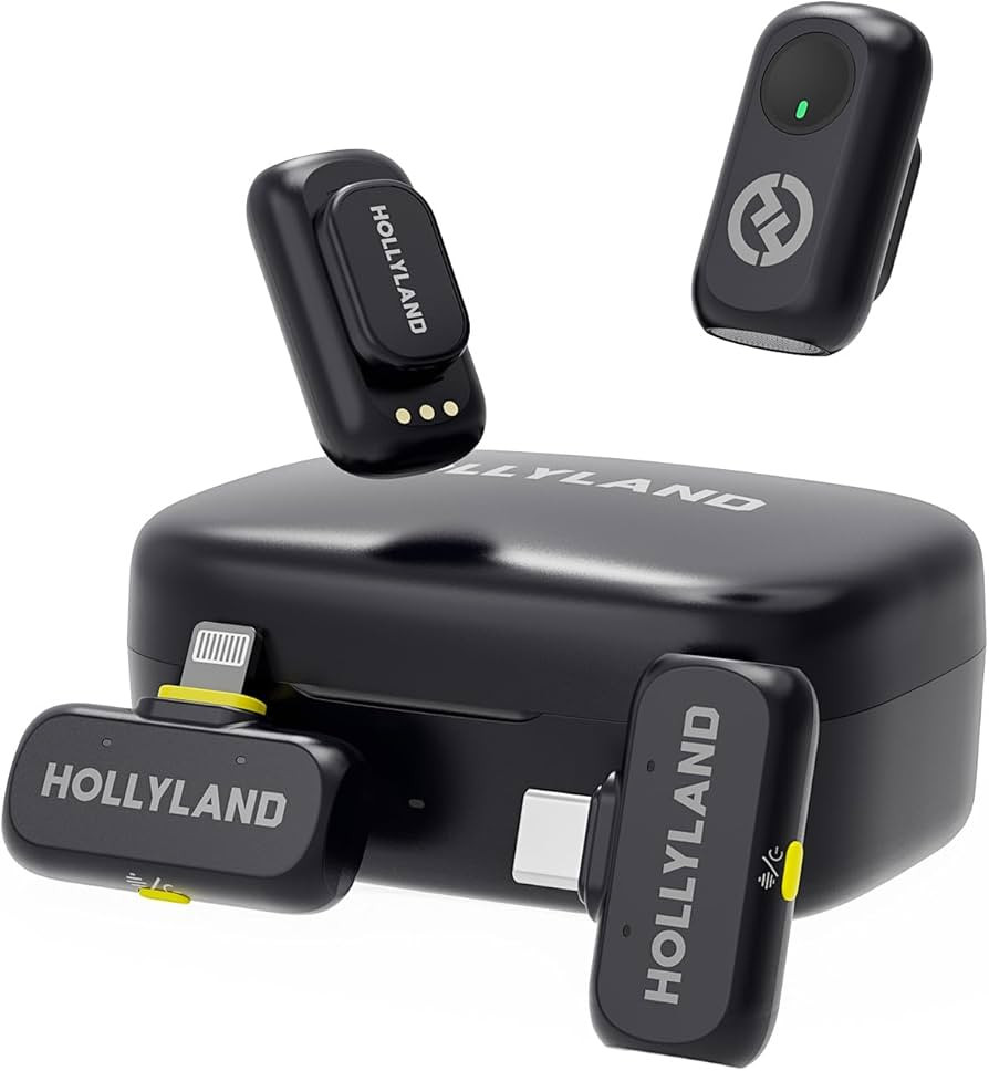 Hollyland Lark A1 Wireless Mini Microphone for iPhone & Android, 48kHz/24-bit, 3-Level Intelligen... | Amazon (US)