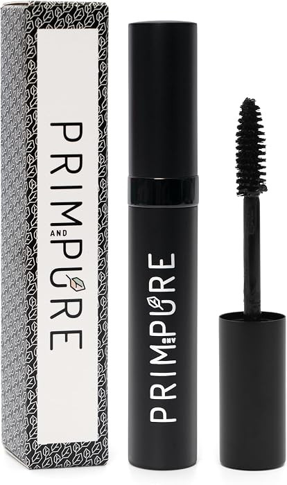 Prim and Pure Natural Mineral Mascara for Women, Teen, Eyeliner, Long Lasting, Black, Blue, Brown... | Amazon (US)