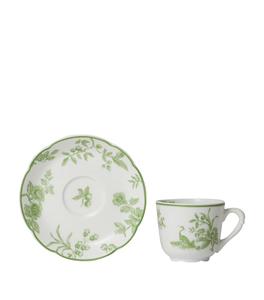 Albertine Moka Tea Cup and Saucer | Harrods