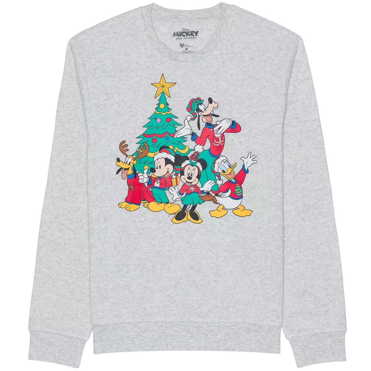 Men's Mickey Group Christmas Tree Graphic Fleece | Kohl's