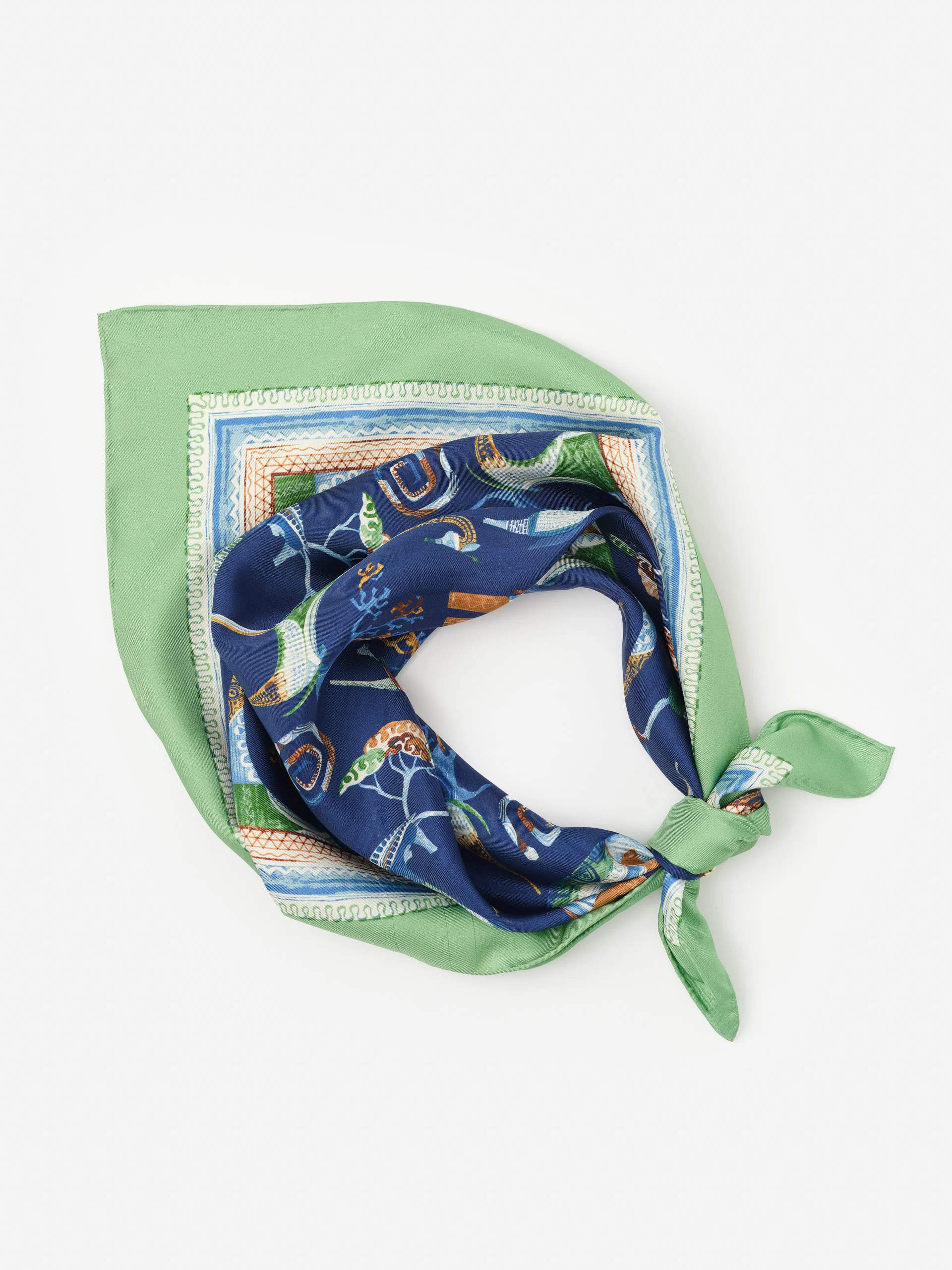 Amoura Silk Scarf in The Wild Square | J.McLaughlin