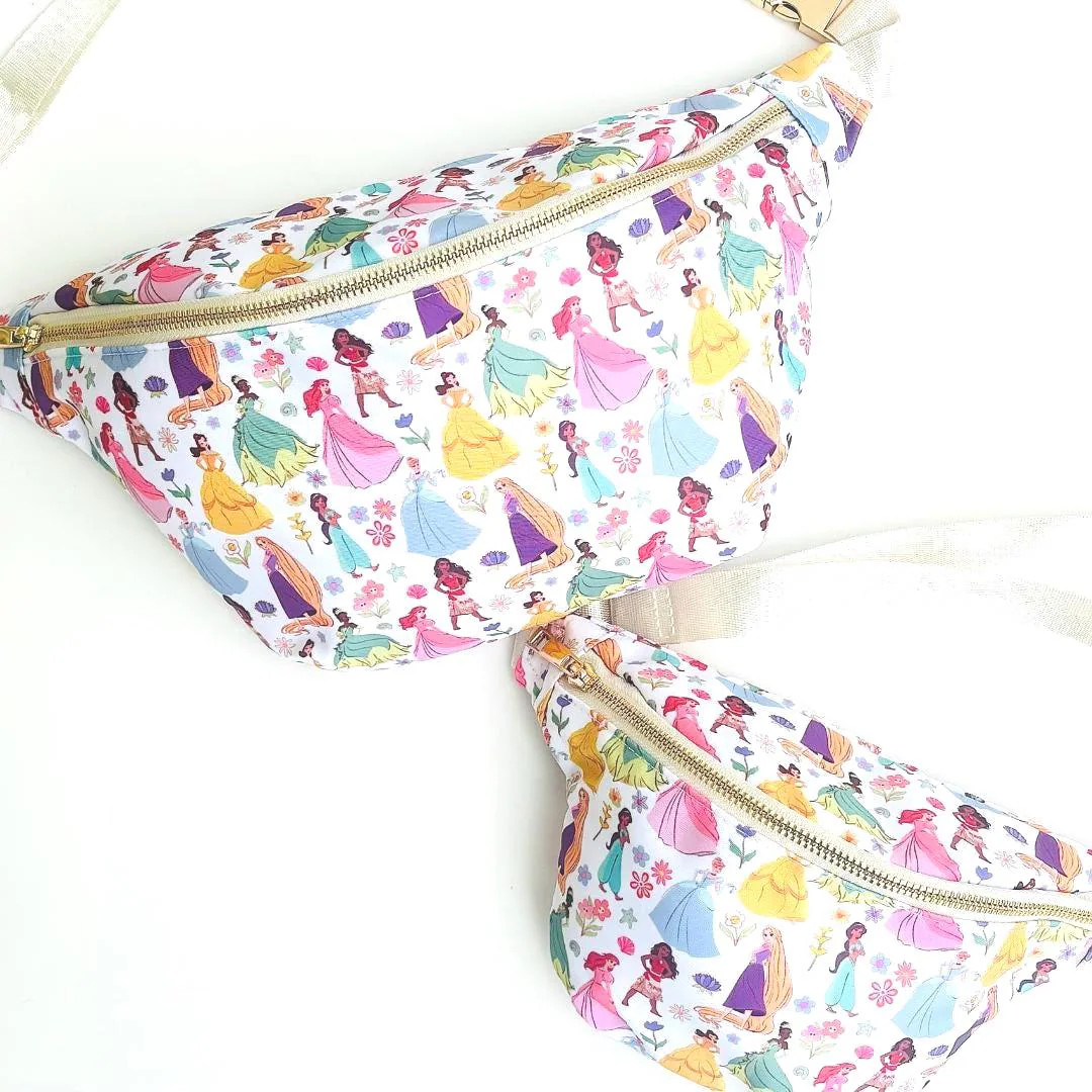 Princess Fanny Pack | Mommy and Me Belt Bags | Disney Fanny Pack | Princess Bag | Disney Princess... | Etsy (US)