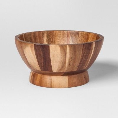 Large Footed Serving Bowl Acacia - Project 62™ | Target