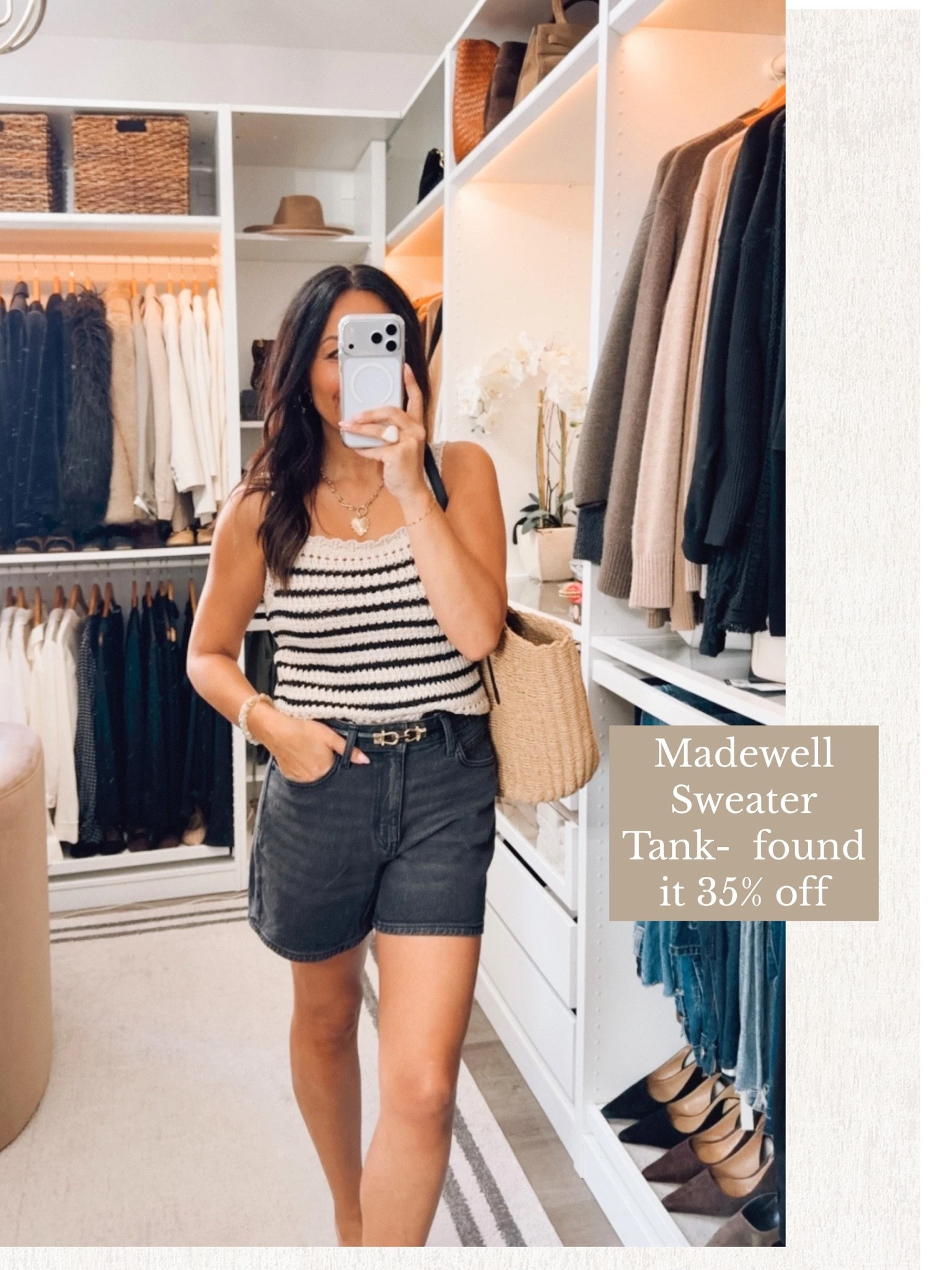 Summer casual⭐️ shorts size up 1
Tank is TTS

#LTKootd #LTKOver40