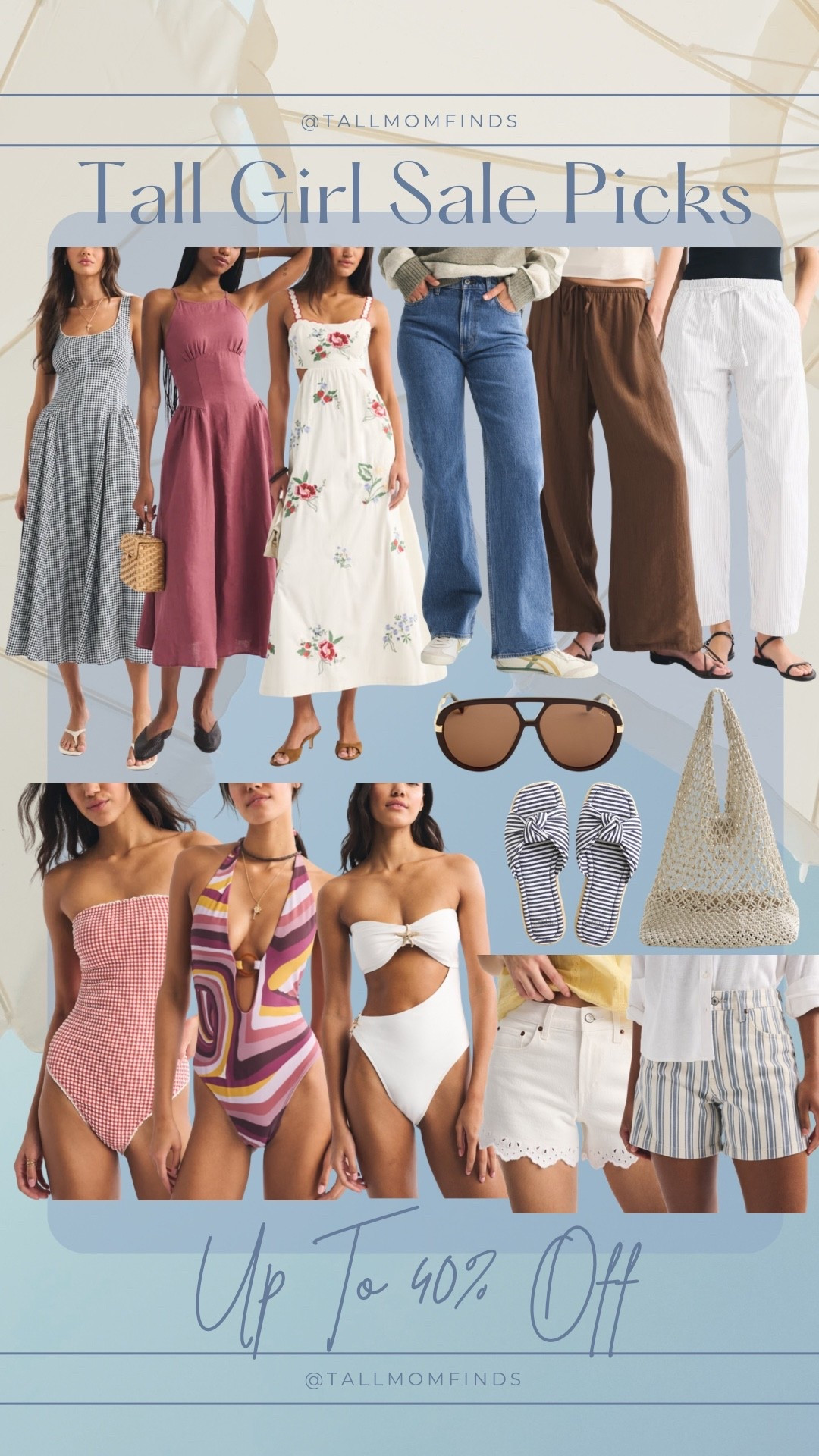 ⚠️code AFSUMMER stacks 15% more off sale! 
Tall girl sale is here ✨ Up to 40% OFF your favorites

tall girl sale, tall dresses, tall swimwear, tall pants, tall shoes, tall accessories, tall fashion, tall style, long inseam, tall women clothing

#LTKSaleAlert #LTKTall #LTKSwim