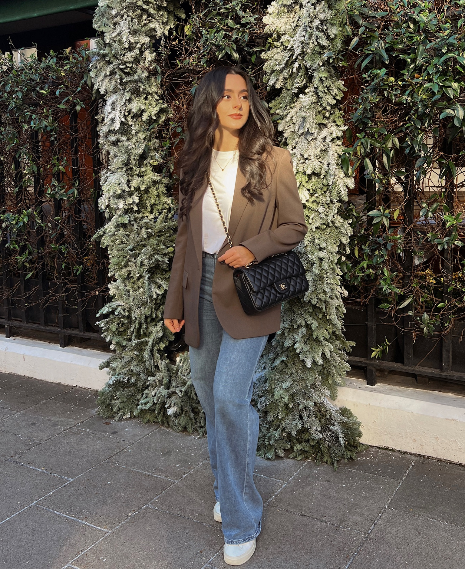 Chocolate brown blazer 🤎 

#LTKunder50 #LTKstyletip #LTKfit