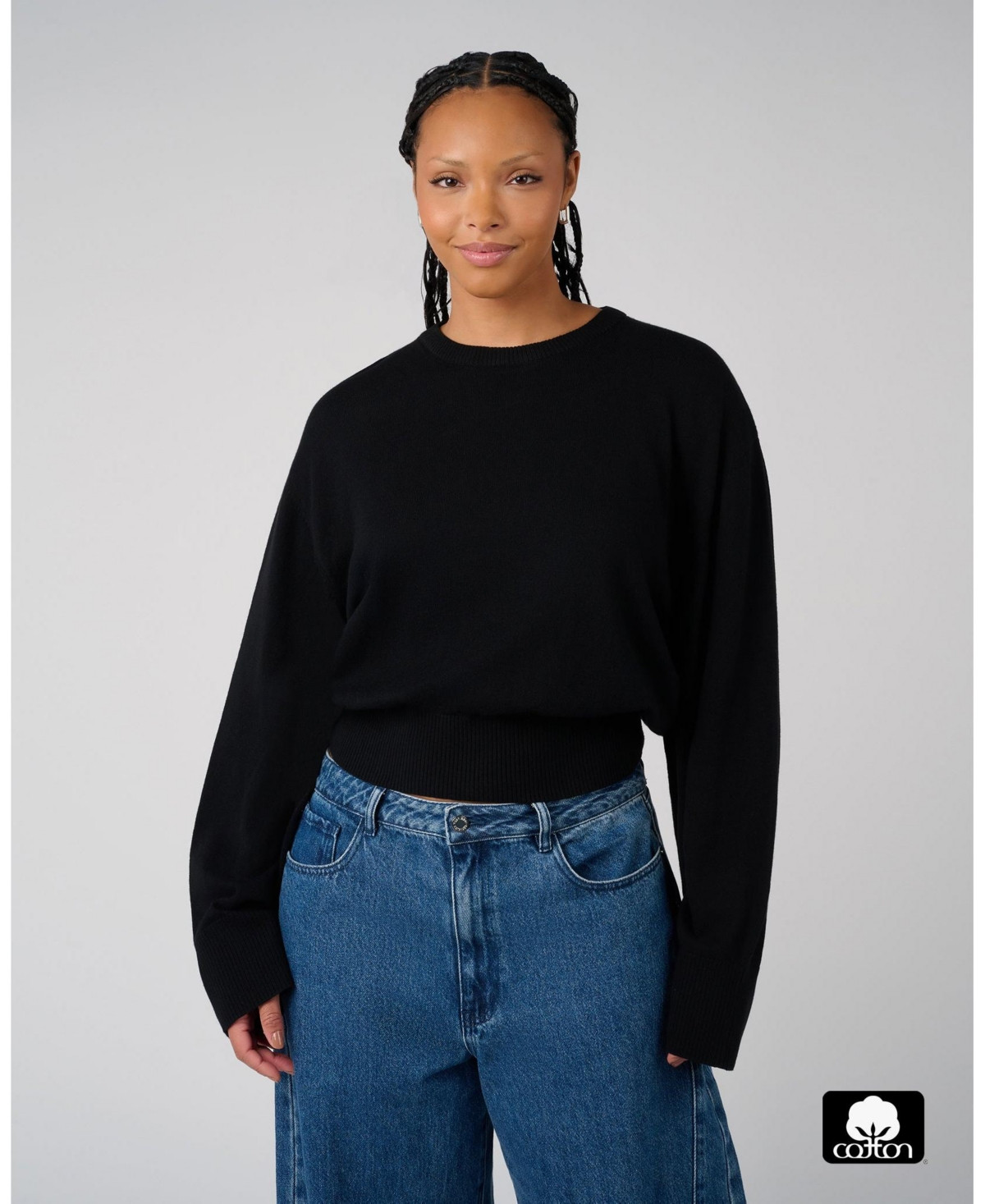 WeWoreWhat Women's Bubble Crewneck Sweater. - Black | Macy's