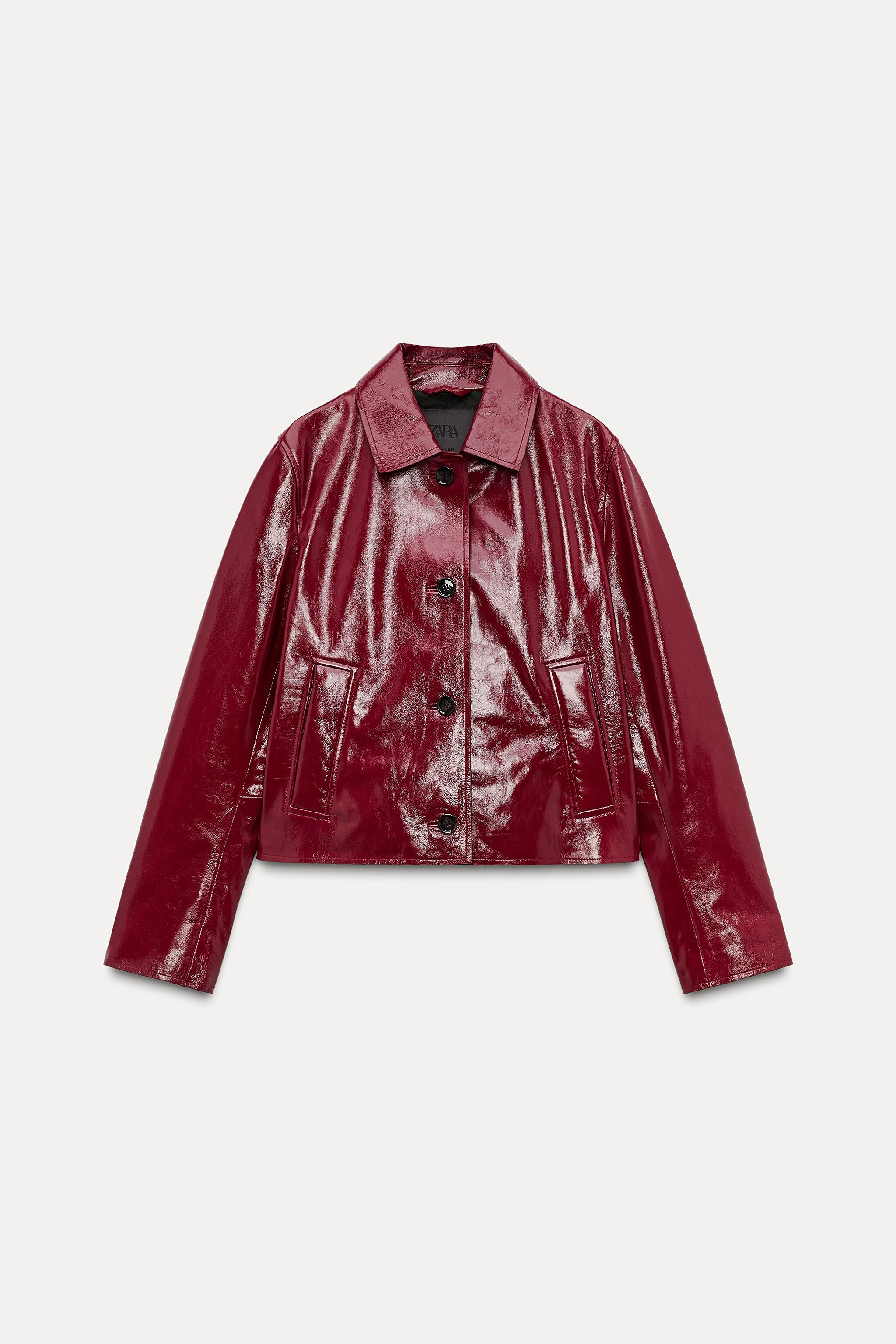 100% LEATHER JACKET ZW COLLECTION LIMITED EDITION | Zara US