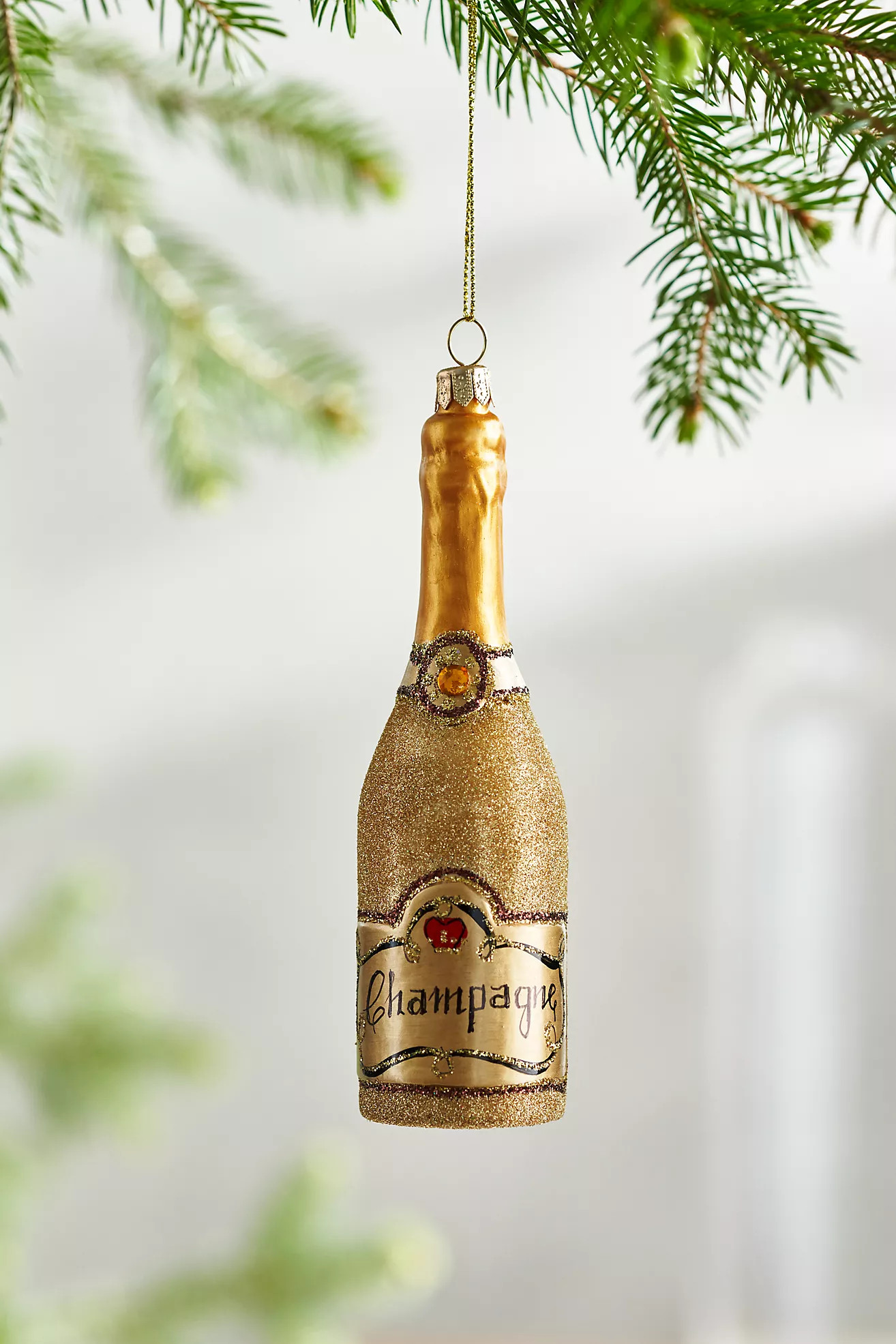 Champagne Glass Ornament | Anthropologie (US)
