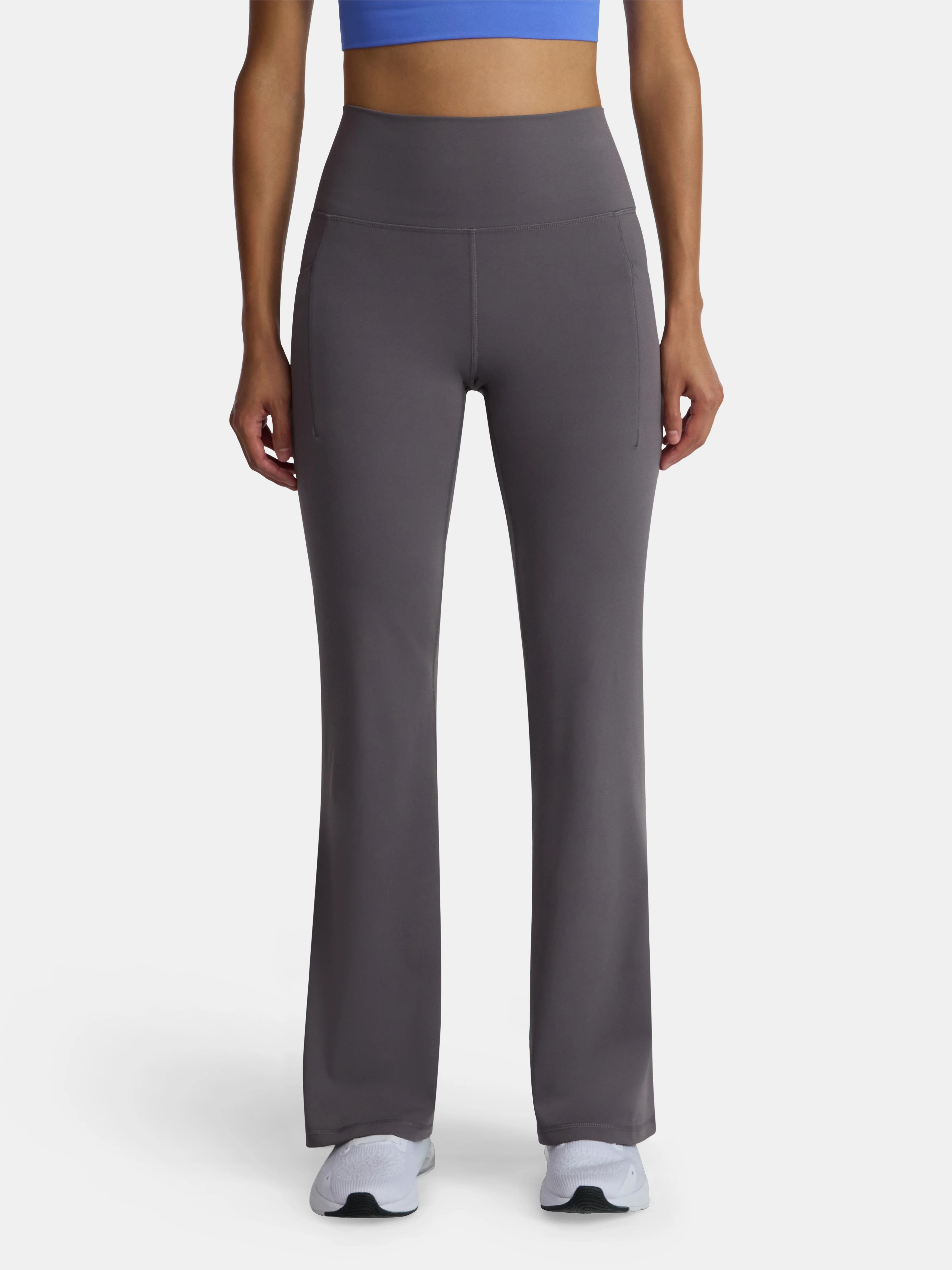 Avia Women's and Women's Plus SoftSculpt Flare Leggings with Pockets, Sizes XS-4X | Walmart (US)