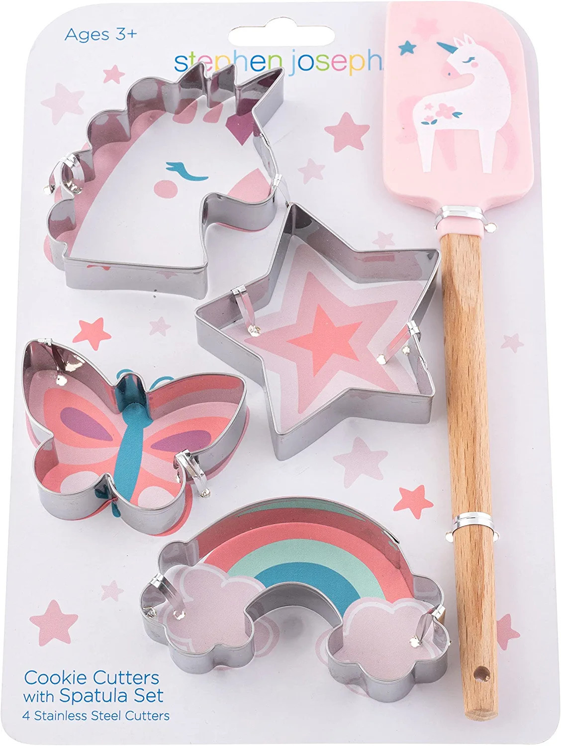 Stephen Joseph, Kids Cooking Cookie Set, Kids Toddler Cookie Cutter and Spatula, Unicorn,OS,SJ124... | Amazon (US)