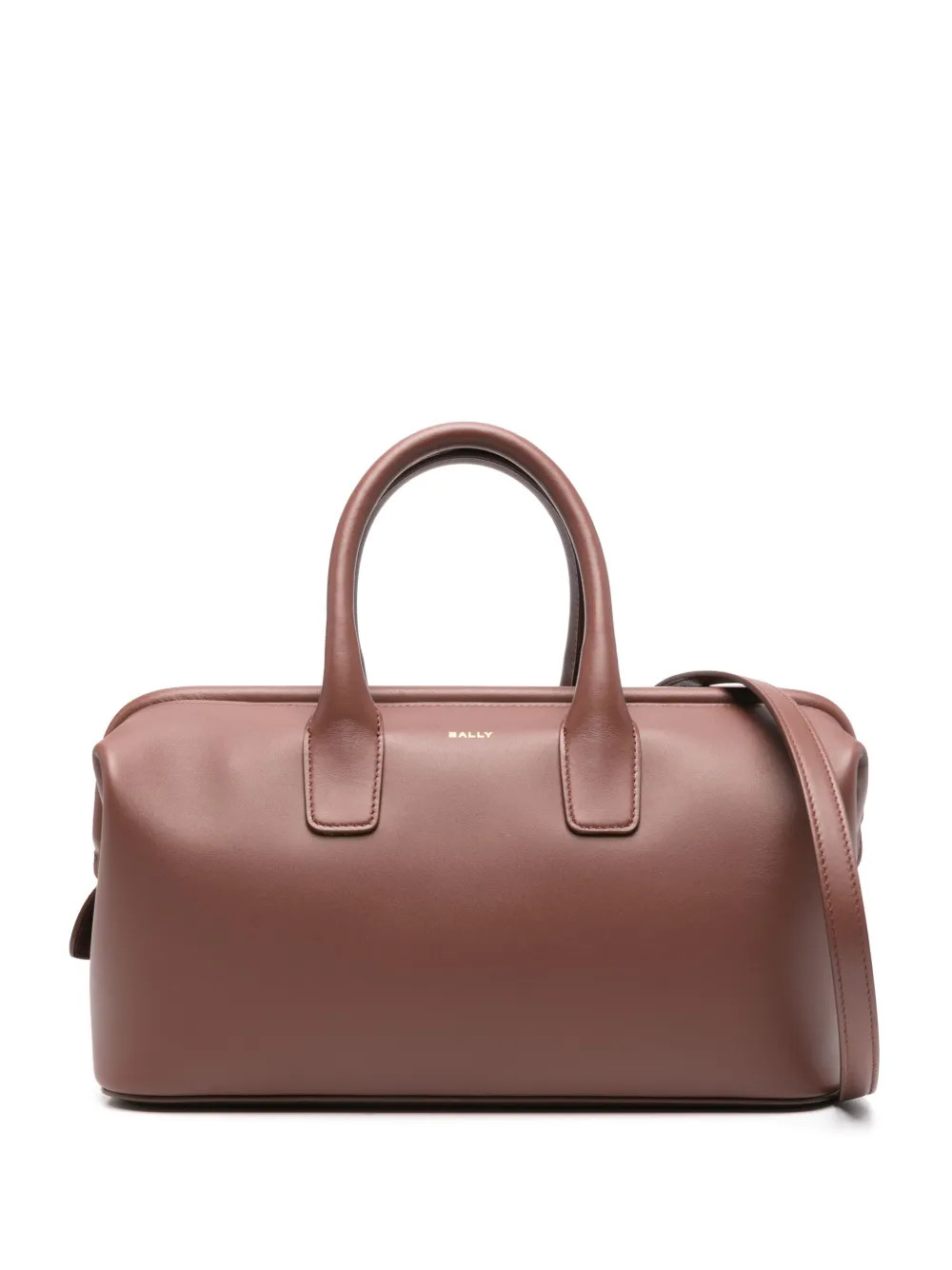 logo-stamp leather tote bag | Farfetch Global