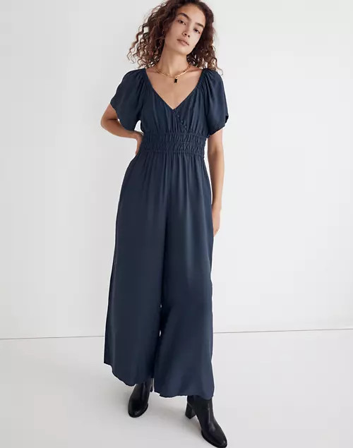 Twill Wide-Leg Jumpsuit | Madewell