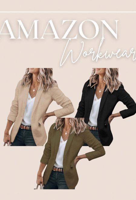 Blazers workwear Amazon Blazers Amazon holiday Blazers Amazon fashion￼

#LTKstyletip #LTKsalealert #LTKHoliday