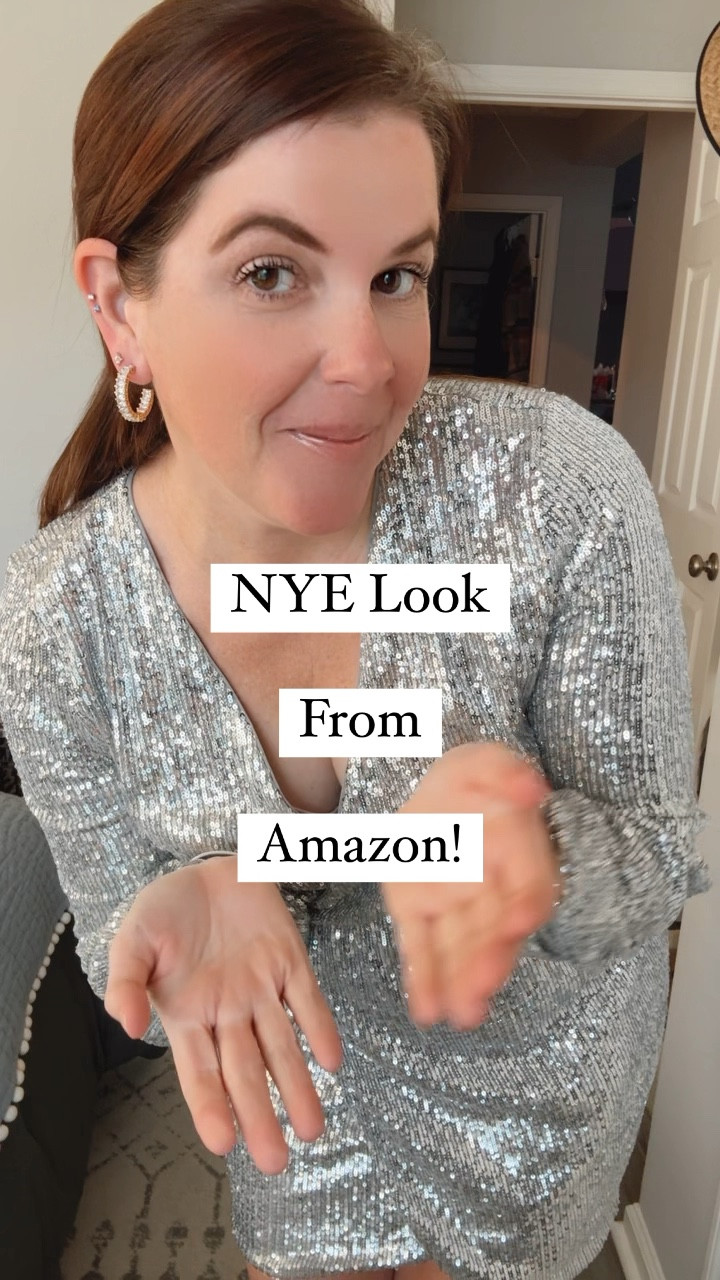 The perfect silver sequin dress for NYE! The dress is from Amazon, it runs TTS, comes in 3 color options (silver, pink and bronze)! The dress is currently 30% off’ making the dress under $65!  

#LTKstyletip #LTKHoliday #LTKparties