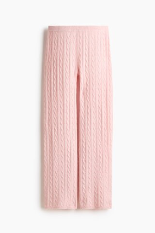 H & M - Cable-Knit Pants - Pink | H&M (US + CA)