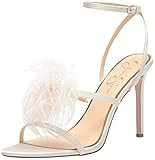 Jessica Simpson Women's Jenee Heeled Sandal, White, 6.5 | Amazon (US)