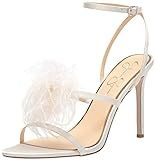 Jessica Simpson Women's Jenee Heeled Sandal, White, 6.5 | Amazon (US)