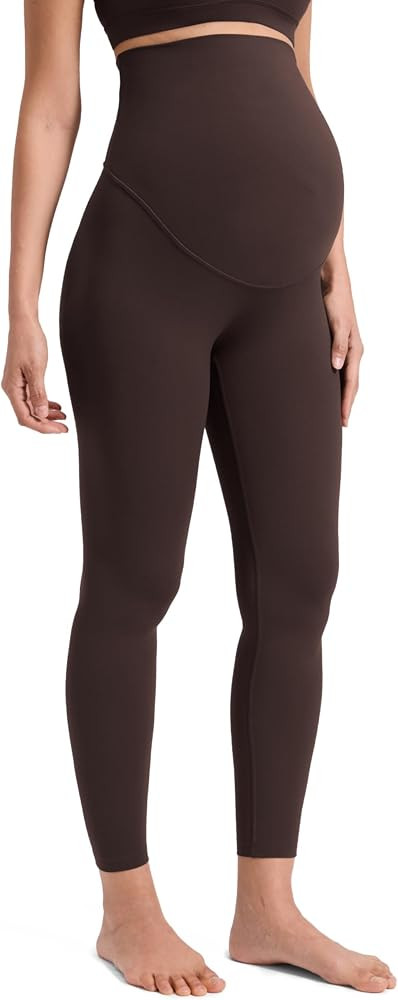 CRZ YOGA Maternity No Front Seam Legging 25" | Amazon (US)