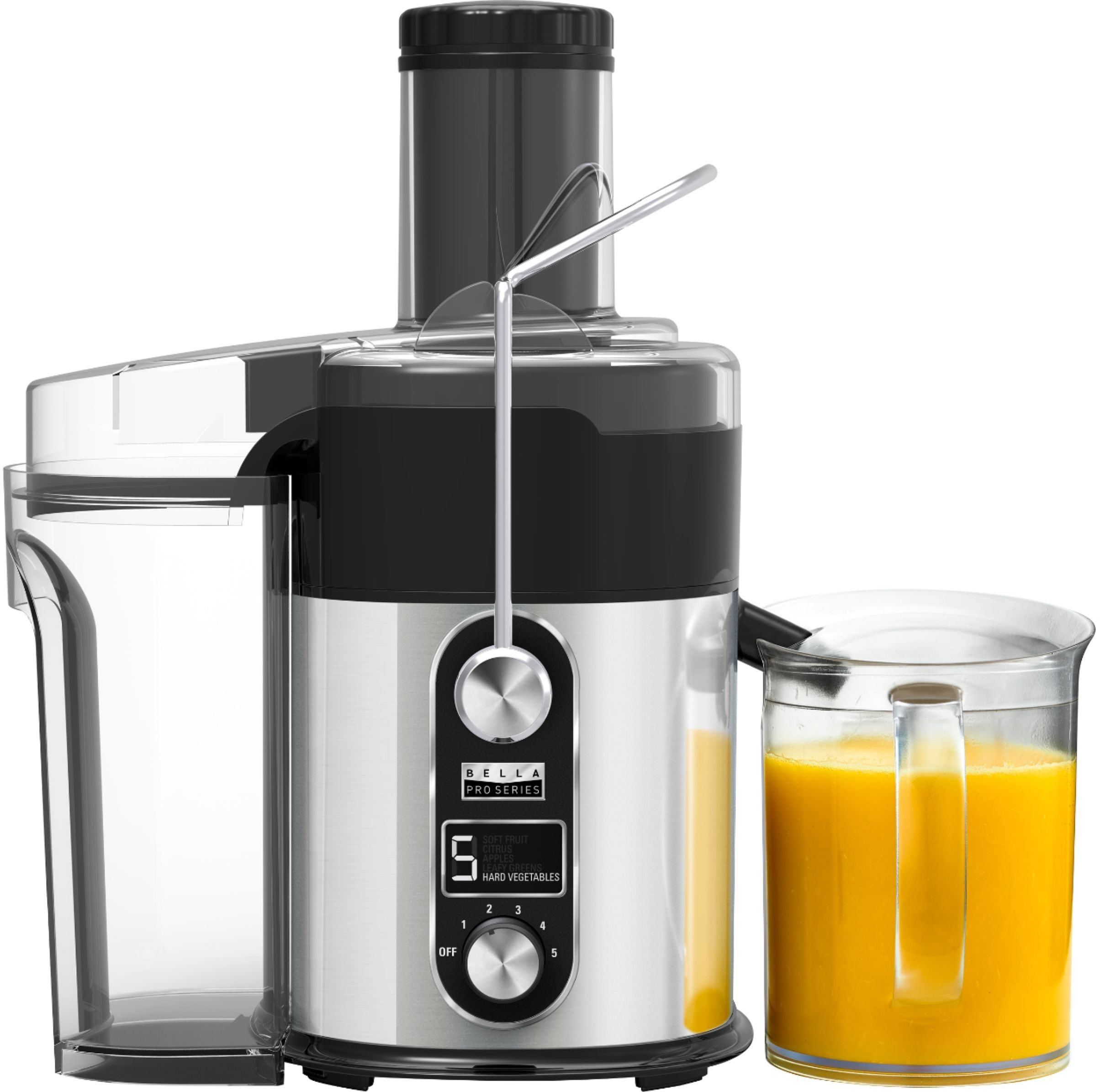 bella PRO - 5-Speed Centrifugal Digital Juice Extractor - Stainless Steel | Best Buy U.S.